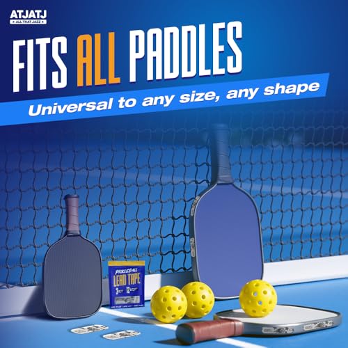 ATJATJ 12 Pcs Gray Lead Tape for Pickleball Paddles, 3g per Piece High-Performance Adhesive Tape, Pickleball Paddle Weight Strips, Lead Tape for Golf Clubs, Tennis Rackets Increase Control & Power