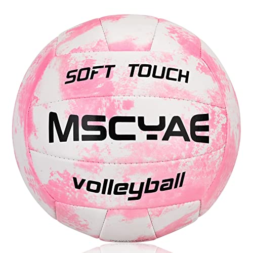 Volleyball Official Size 5,Soft Touch Volleyballs for Kids Youth Adults, Indoor Outdoor Volleyball for Beginners Backyard Park Beach Play Ball Games(Best Gift)