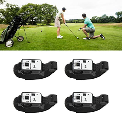 Scour Counter Watch Manual Stroke Keeper Portable Golf Score Tracker Wrist Wearable for Golfers Plastic 4PCS Set