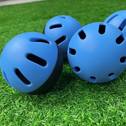 Baseball Practice Ball EVA Training Lightweight Hollows for Hitting Batting Baseball Practice Ball - size: 12 pieces