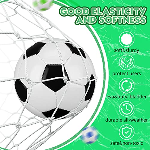 WILLBOND 36 Pcs Traditional Soccer Balls Bulk Size 2, 3, 4, 5 Soccer Ball for Indoor Outdoor Game Practice Training Sport Gift for Adults Players - size: Size 5