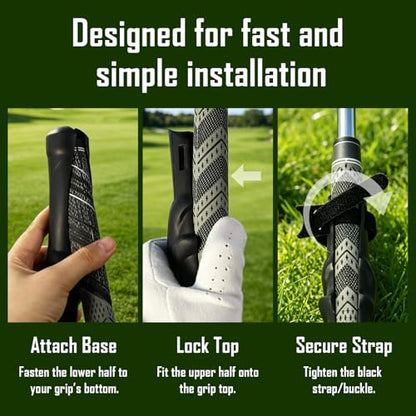 Golf Grip Trainer Aid Swing Posture Corrector, Improve Swing Rhythm & Consistency, Golf Hand Position Practice Trainer, Perfect Golf Gift for Men Women, Ideal Present for Him Her Golfer Lovers