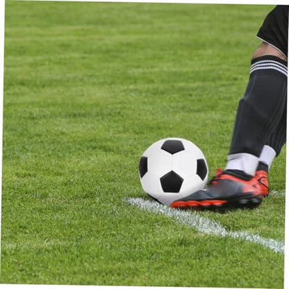Hemoton Training Soccer Ball Size 5, Pu Machine Stitched Football for Outdoor Practice, Sturdy and Youth Sports Equipment for Team Soccer Training