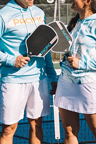 Carbon Fiber Pickleball Paddles | USAPA Approved Pickleball Paddles | Pro Grit Texture, Max Spin & Comfort | Pickle Ball Paddles Include Paddle Cover | 13MM & 16MM - color: PIPELINE LTE 16.25" x 7.75" x 16mm