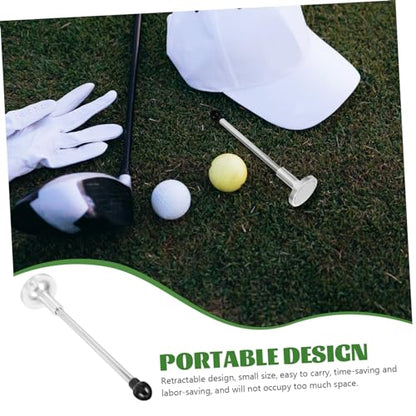 Kisangel Golf Alignment Stick Training Aid for Swing Improvement Golf Tool for Directional Accuracy for Drills and Indoor Practice to Enhance Skills