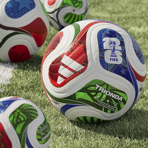 adidas World Cup 2026 Trionda Pro Match Ball - Official Soccer Ball of The FIFA World Cup 26™ with Thermal Bonded Seamless Surface and Textured Design