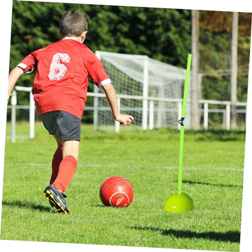 UPKOCH 2Pcs Folding Soccer Training Poles Reusable Agility Rods for Outdoor Basketball and Football Drills Durable and Design for Speed Development