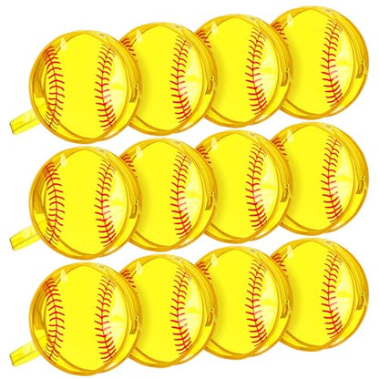 Reginary 12 Pcs Softball Cosmetic Bag Gifts Accessories for Makeup Bags Softball Clear PVC Cheer Case Toiletry Zipper Pouch Waterproof Travel Handbag Purses Organizer for Softball Team Gift - style: Softball