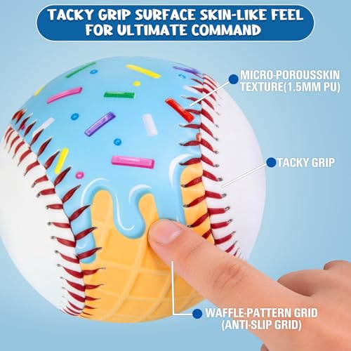 Baseballs PVC 9in Practice Baseball for Training Hitting Lifestyle Decor Ideal Personalized Inspired Gifts for Players Coaches Moms