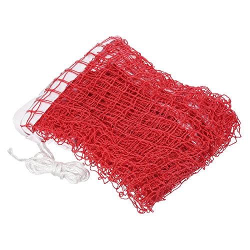 PATIKIL Badminton Net, Badminton Court Netting Replacement for Outdoor Indoor Beach Backyard - color: Red