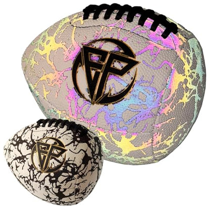 ENDPASS Luminous Rebound Trainer | Solo QB Wall Practice Ball with Light-Activated Glow for Indoor & Outdoor