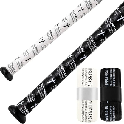 4 Pcs Cross Baseball Bat Grip Tapes, 1.5mm, Precut and Full Adhesive Softball Grip Tape,Non-Slip Baseball Bat Wrap, for Multi-Sport Handles - color: 4:13 white+black