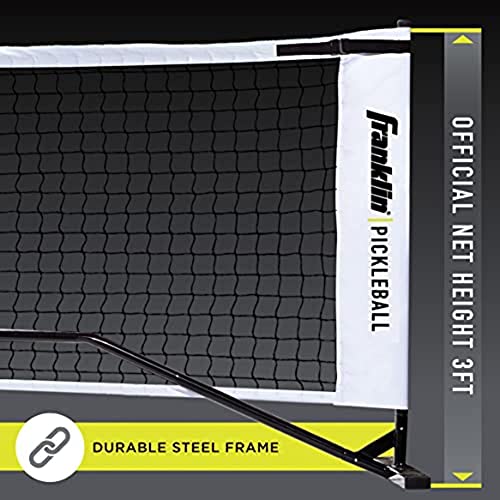 Franklin Sports Portable Outdoor Pickleball Net - Regulation Size 22' Foot Net with Travel Bag - style: Net with Paddles/Balls