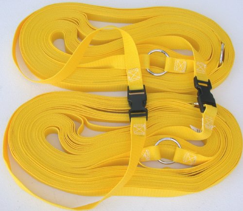 Home Court 1-inch Non-Adjustable 30-ft Grass Court Boundary - 17NAG - color: Yellow