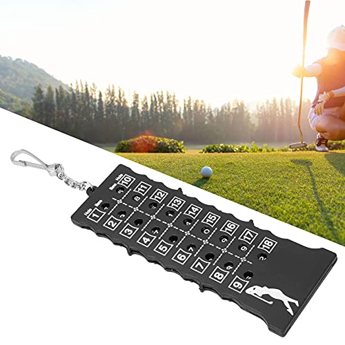 Score Counter | 18 Holes Stroke Recorder with ABS Plastic | Portable Training Tool for Practice/Competition/Range | No Batteries Needed