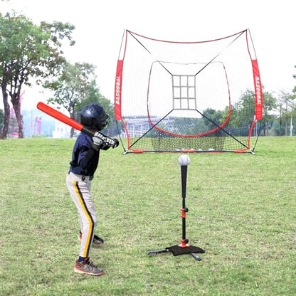 BaseGoal Baseball Tee for Kids,Youth Stand Set,Teeball Set,Youth Baseball,Softball Batting Tee Set,Easy Adjustable Height - style: Kids Baseball Tee-A
