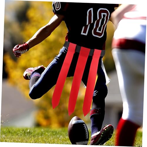 Kisangel Adjustable Flag Football Belt for Teens Adults Multi Use Rugby Waist Belt for Outdoor Sports Training Sessions Enhances Game Fun Competition