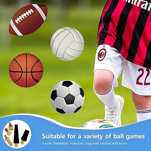 32 PCS Brass Ball Pump Needle Valve Adapter Set Bike Tire Pump Accessories for Gym Balloons Toys Bicycles