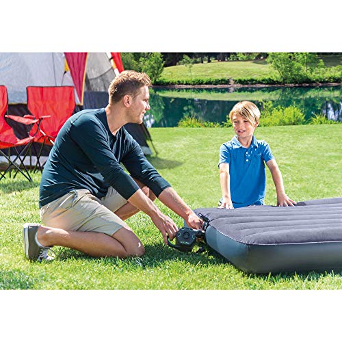 INTEX QuickFill Electric Air Pump: Inflates and Deflates Air Mattresses, Inflatable Kayaks, Boats, Toys - size: 23.0CFM, style: Rechargeable - Wall + Car Plug