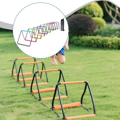 Yiju Agility Ladder Jumping Obstacles, Foldable for Kids Adults Soccer Speed Ladder Agility Training Equipment for Foot Exercise