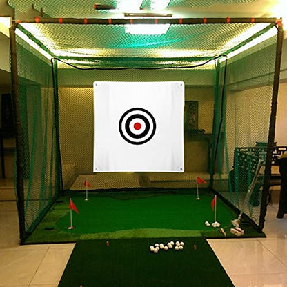 58" x 58" Golf Target Cloth - Hitting Practice Target for Indoor/Outdoor Training - style: White