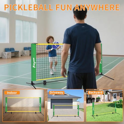 6FT Small Mini Pickleball Net Portable Outdoor Driveway Net，Indoor Dink Practice Net Pickle Ball Training Aid Equipment