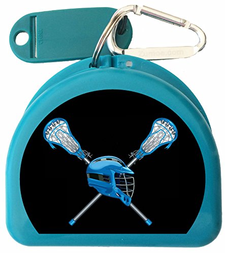 Lacrosse Mouthguard, Mouth Guard Case - Men's Lacrosse - color: Aqua
