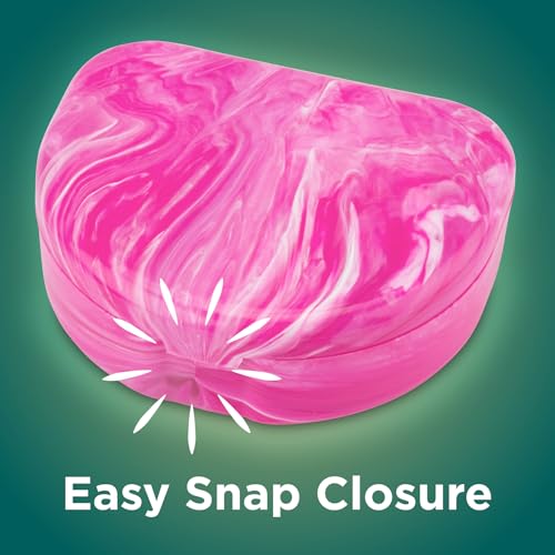 Practicon Marble Retainer Cases, Orthodontic Aligner Case, Mouth Guard Holder (3 Pack) Oasis - color: Oasis