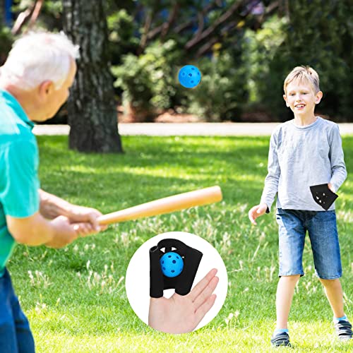 12 Packs Webglove Training Glove for Baseball & Softball Improve Hand-Eye Coordination & Placement Two-Finger Wrap Mitts for Catch Practice Balls Training Catchers Mitt Aids Equipment