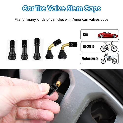 14PCS Bicycle Valve Adapter DV SV AV Converter,Presta Schrader Valve Adapter, Ball Pump Needle, Inflation Needle, Tire Valve Caps,Air Pump Needle Set for All Bike,Sports Ball,Pump,Inflatable Equipment