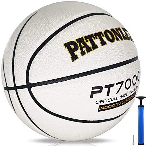 Basketball Ball – Official Size– Composite Leather Indoor/Outdoor Basketball for Men, Women & Girls, with Pump
