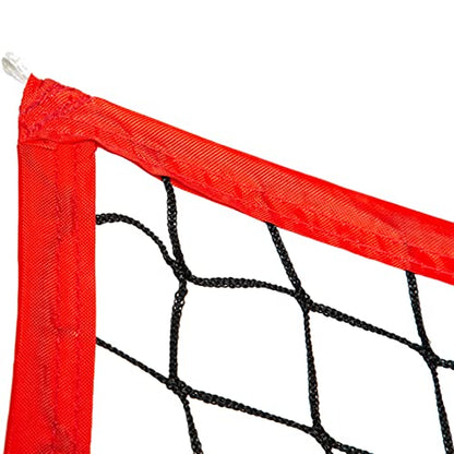 BaseGoal Football Replacement Net(NET ONLY),Heavy Duty Knotless for Football Throwing Training, Improve QB Throwing Accuracy - color: Red, style: 7Ft x7Ft