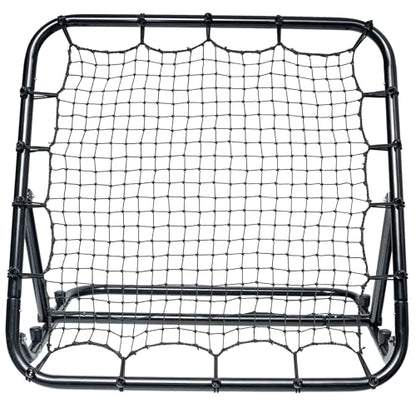 Web Flex® 3x3 ft Portable Rebounder Net | Multi-Sport Trainer for Baseball, Softball, Soccer & Volleyball | Adjustable Pitch Back Net with Steel Frame, Foldable Design & Easy Setup for Drills