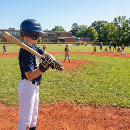 Classic Youth Baseball Batting Gloves - Extra Grip, Enhanced Optimal, Shock Absorption, Breathable and Stretchy Softball Glove, Ideal Gift for Kids, Boys, Girls - size: Medium-Large