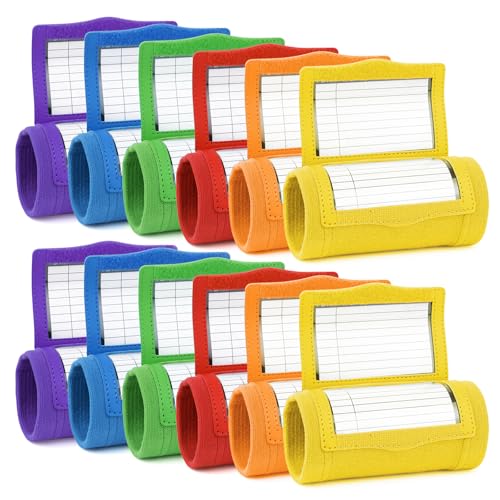 TopTie Football Play Wristband with Quarterback (QB) Playbook - Wrist Coach - 192 Stickers & 6 Sign Cards for Pack - color: Assorted, size: 12 pack