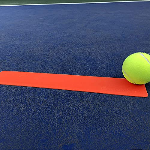 Court Line Marker Set Create Your Own Pickleball Mini Tennis Court - color: RED-YELLOW