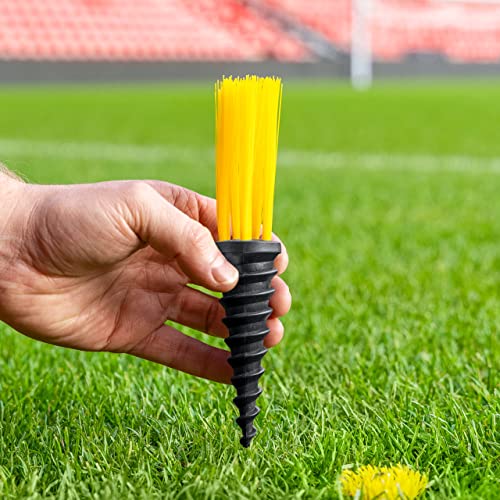 FORZA Screw-in Grass Field Line Marking Whiskers [25x Pack] - 8X Color Options - color: Yellow