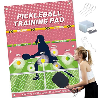 Dink Master Pickleball Practice Pad - Reusable Training Pad for Indoor & Outdoor Dink Training