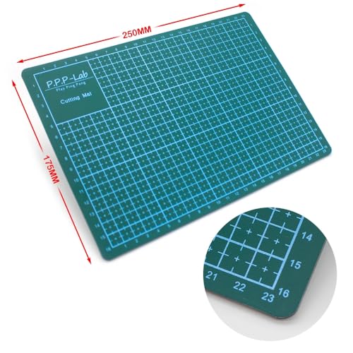 Table Tennis Racket DIY Tools Kit Table Tennis Rubber Cutting Knife Set Acrylic Roller Cutting Mat 5PCS Spare Blades