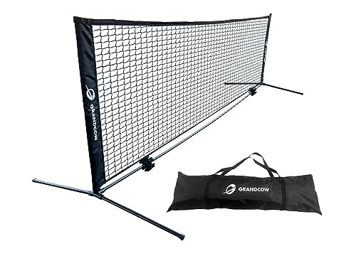 Portable Quick Set Mini Tennis Net 10ft for Padel Tennis net, Tennis net, Pickleball net on Driveway Backyards with Carrying Bag