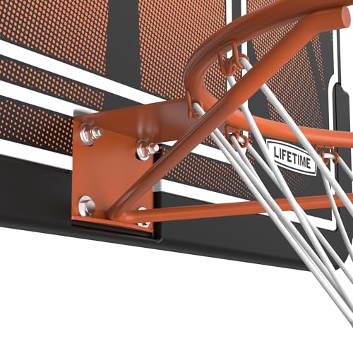 Lifetime 44-Inch Impact Basketball Hoop Backboard and Classic Rim Combo, High-Density Polyethylene, UV-Protected Graphics, All-Weather Net, Mounting Kit Sold Separately