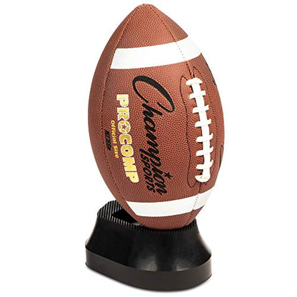 Champion Sports Football Kicking Tee – Heavy-Duty Kickoff Tee in Multiple Styles & Sizes - style: Kicking Tee & Block (2 Inch)