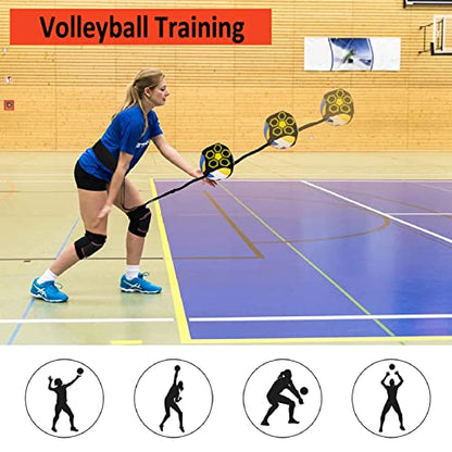 Taeku Soccer Trainer Adjustable Football Kick Training Equipment Control Skills Waist Practice Belt Volleyball Rugby Trainer Aid Universal Fits Size 3, 4, 5 Footballs for Kids Teens - color: 5 Gurte