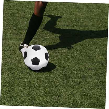 Size 5 Training Soccer Ball Pu Machine-Seamed Outdoor Football, Sturdy Practice Ball for Youth Soccer and Training Sessions
