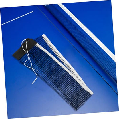 Retractable Table Tennis Net Dense Mesh for Ball Retention Easy to Store and Setup Lightweight and Portable for Indoor and Outdoor Training
