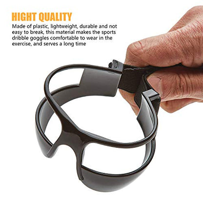 10 Pcs Basketball Goggles Dribble Dribbling Specs Professional Basketball Training Aid,Adjustable Elastic Strap Safety Eyewear Goggles for Kids Adult Youngster Adolescent Golf Rugby Soccer
