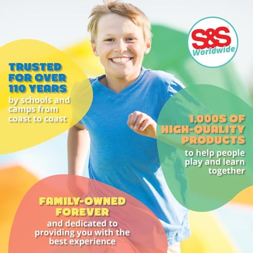 S&S® Roll 'N Go Rack - Storage Rack for Balls, Hoops & Jump Ropes - Large Capacity - Indoor/Outdoor