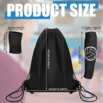 Sosation 5 Set Volleyball Training Equipment Aid Volleyball Gear Volleyball Knee Pads and Arm Sleeves Volleyball Spike Serving Trainer Accessories Volleyball Gifts for Teen Girls Women