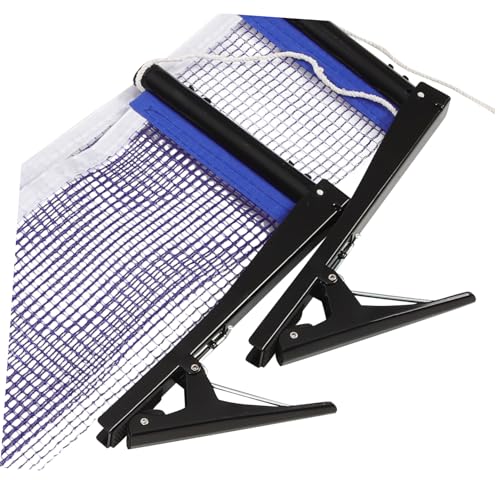 SUPVOX 1set Portable Indoor Table Tennis Net Rack Lightweight Easy Setup Mesh for Home and Driveway Play Includes Table Tennis Serving Accessories