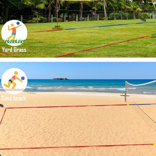 Outdoor Volleyball Line Portable Line Marking Courts Marker Volleyball Courts Webbing Marker Enduring